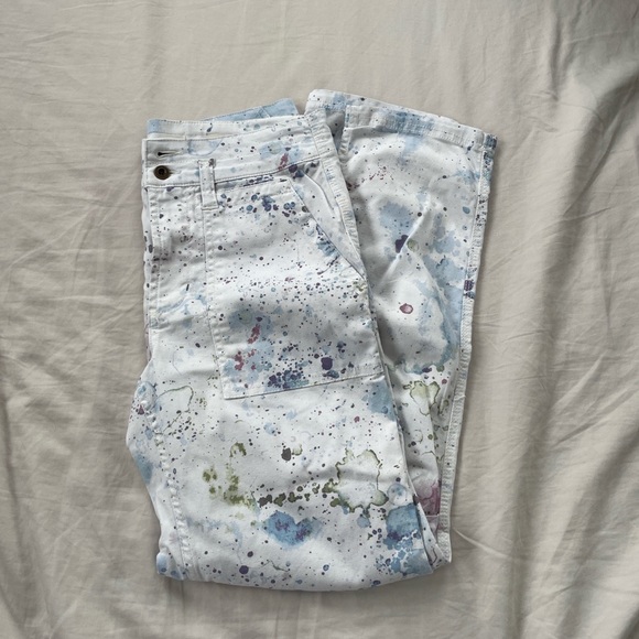 Anthropologie The Wanderer Water Color Cargo Pants - Picture 4 of 8